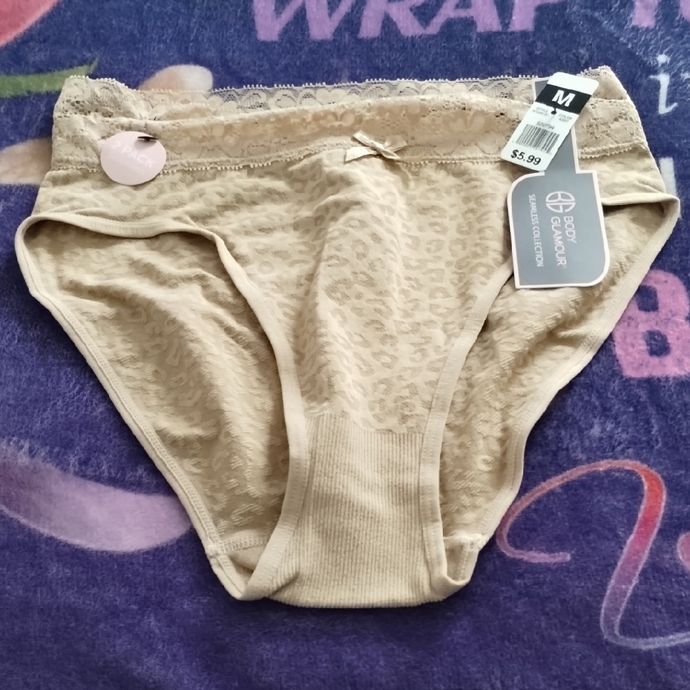 Glamour Kids Beige Leopard Print Bottoms